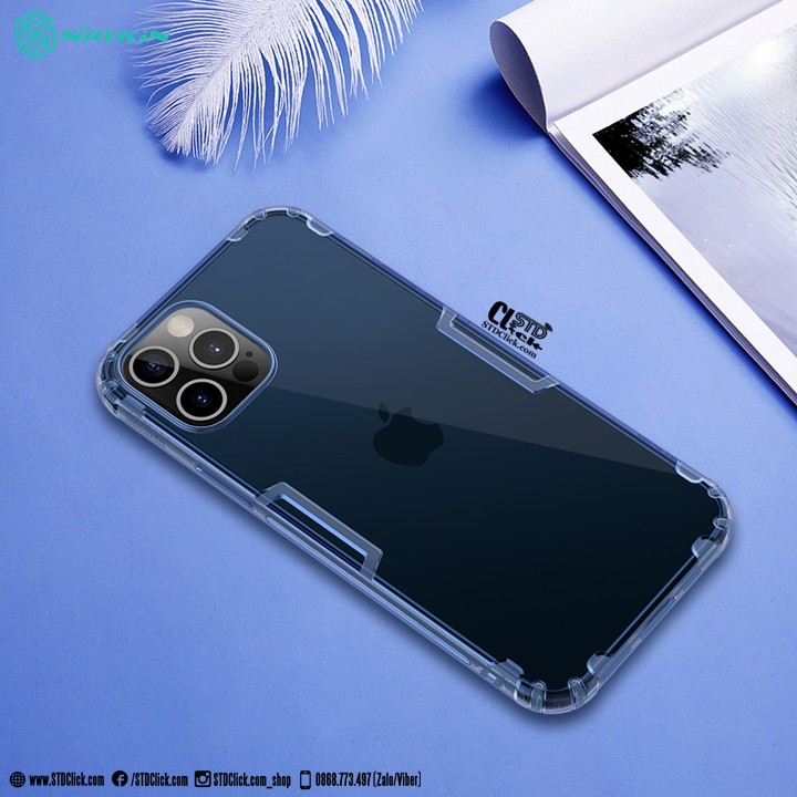 ỐP LƯNG IPHONE 12 PRO MAX NILLKIN SILICON CHÍNH HÃNG [SALE] | BigBuy360 - bigbuy360.vn