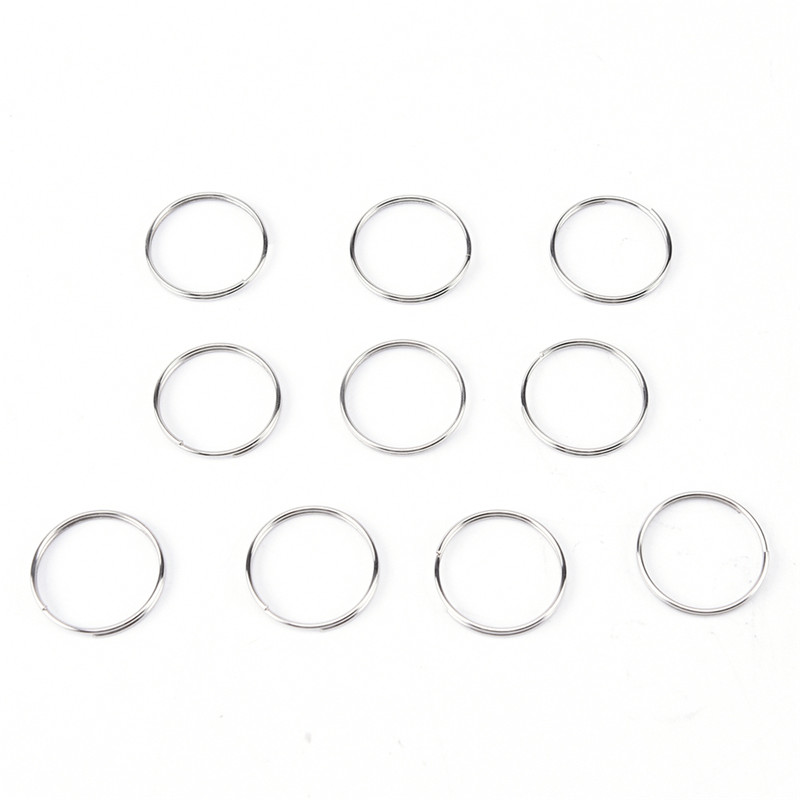 Set 10 Móc Khóa Bằng Thép Niken Chất Lượng Cao