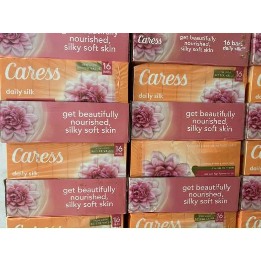 Xà Bông Cục Caress Daily Silk Floral Oil Essence 106g | BigBuy360 - bigbuy360.vn