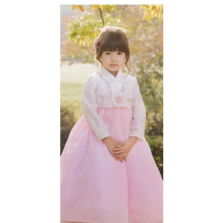 Hanbok Hàn Quốc cho bé gái size 6y