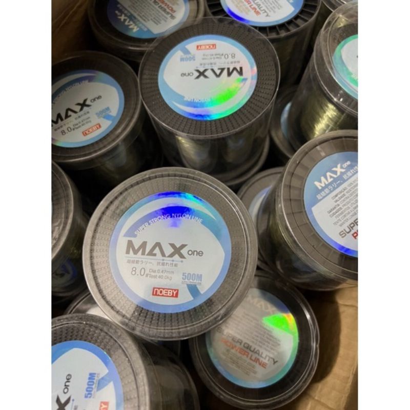 Cước câu NOEBY MAX ONE 500m bao khoẻ chuyên hồ , biển , tra