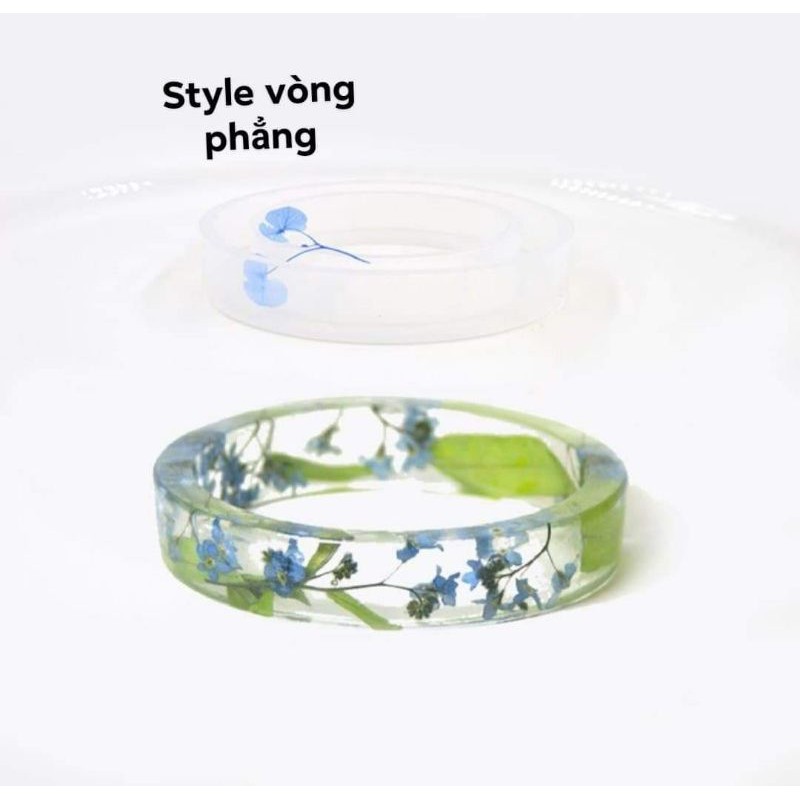 Khuôn vòng tay dùng trong thủ công sáng tạo resin, jesmonite...