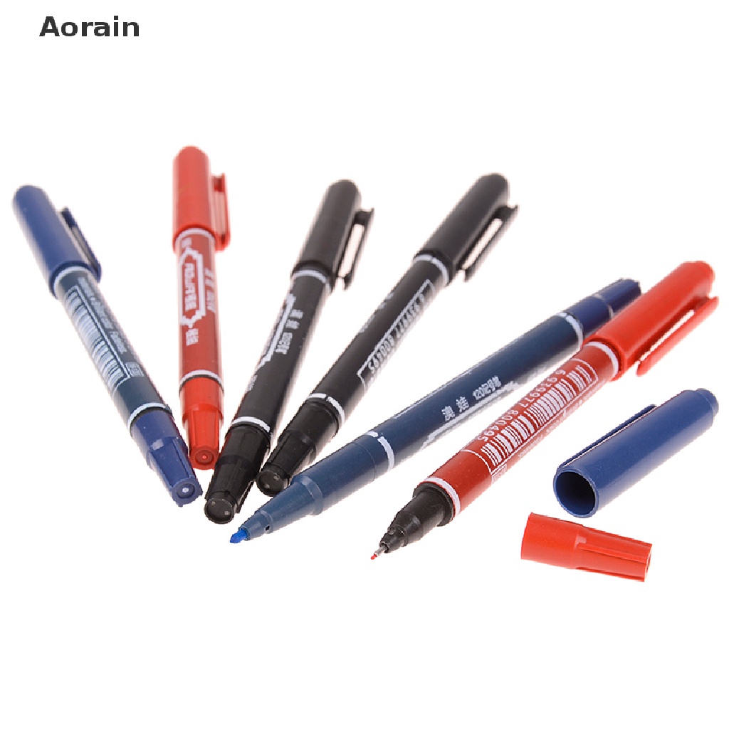 Bút Đánh Dấu Hai Đầu 3 Màu Tùy Chọn Tiện Dụng