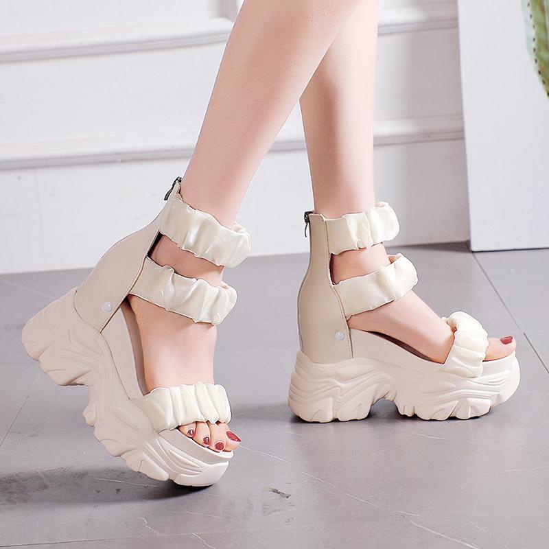 Giày Sandal Đế Dày Thời Trang Mùa Hè Dành Cho Nữ