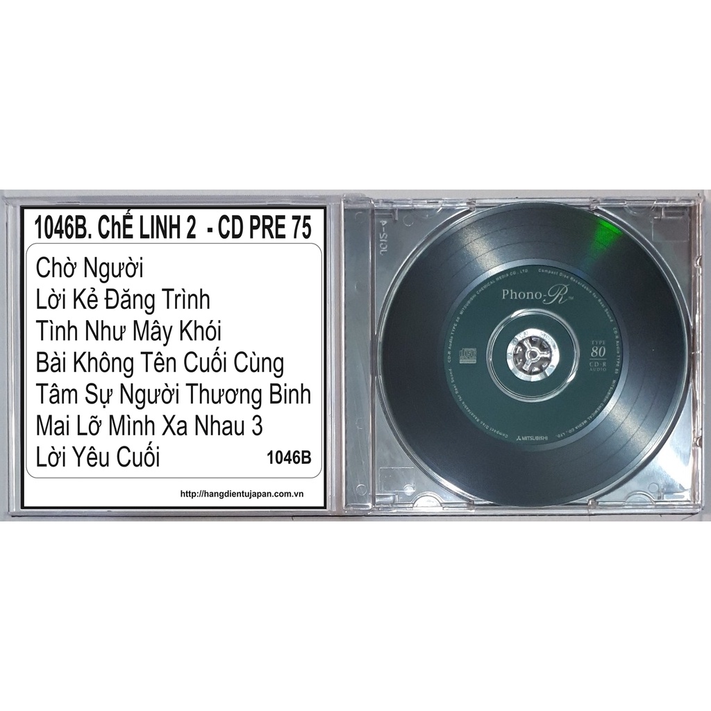 BỘ 4 CD CHẾ LINH - CD PRE 75 ( 1046A - 1047B )
