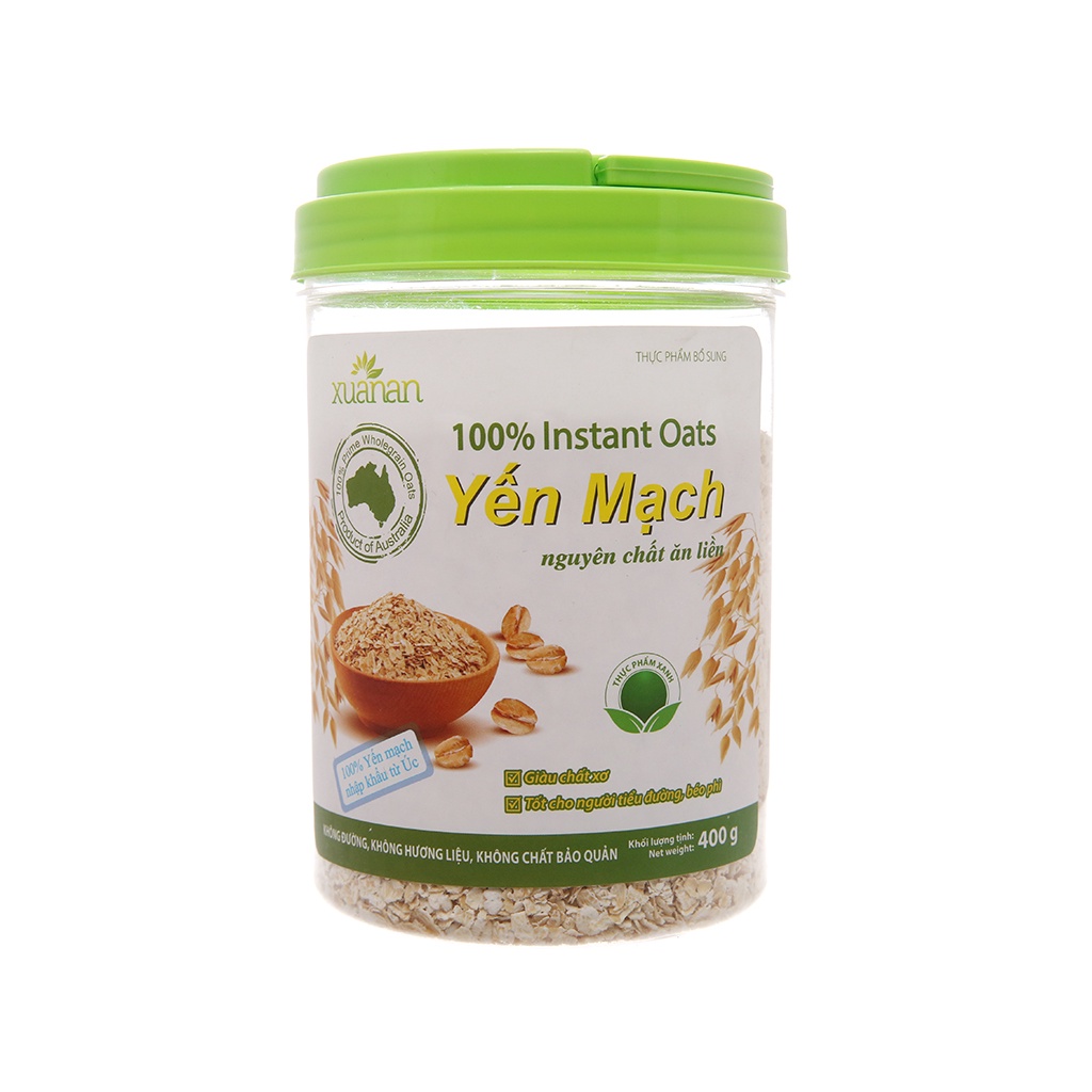 Yến Mạch Hữu Cơ Xuân An Gói 400g( Có Quà Tặng Kèm)