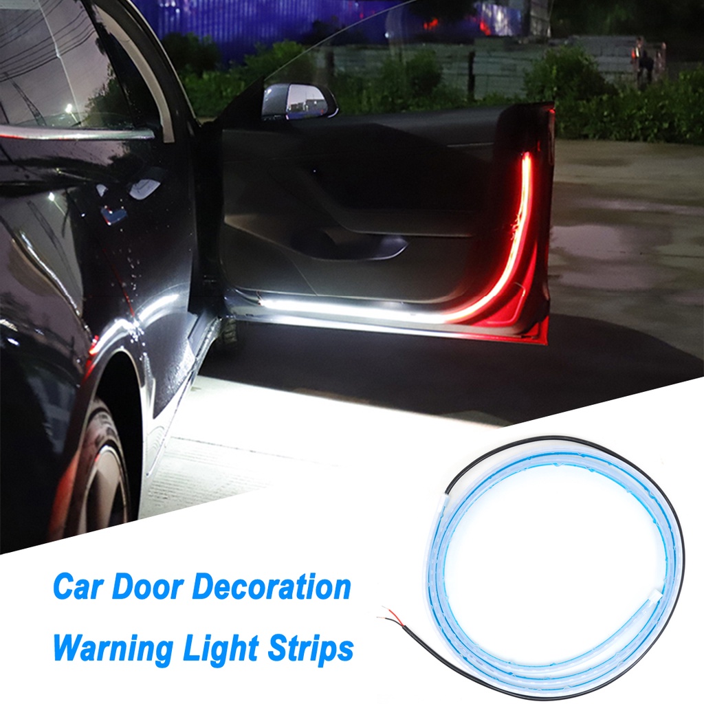 Dải đèn LED nhấp nháy trang trí cửa xe hơi chống thấm nước tiện dụng