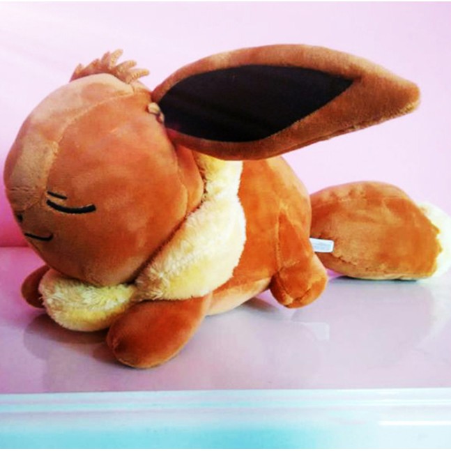 Gấu bông Pokémon ngủ say dễ thương+ +tặng 1 hình xăm dễ thương bất kỳ