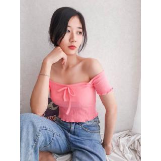 Áo Thun Croptop Nữ 7Map Nơ 0491