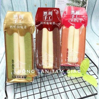 Bánh bông lan tam giác 1 cái ( random vị socola - matcha ) chọn vị ghi trong ghi chú【Salemoiphut24h】