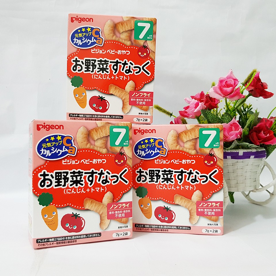 Bánh Ăn Dặm Pigeon Nhật Bản - Đủ Vị Date Mới Nhất - Cho Bé Từ 6 Tháng Tuổi