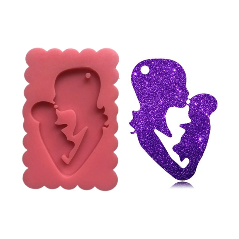 Khuôn Làm Móc Khóa Bằng Nhựa Resin Sáng Bóng DIY