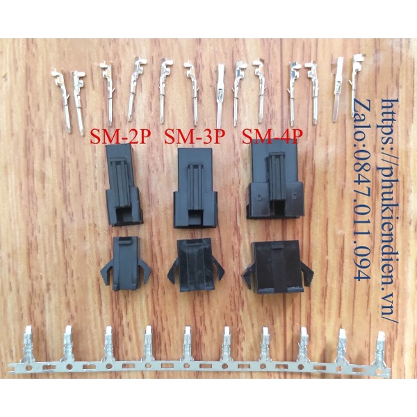 Jack kết nối SM-2P 3P 4P 12P 2.54mm