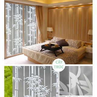 6m / 8m / 10m Decal Dán Kính Phòng Tắm Cây Trúc