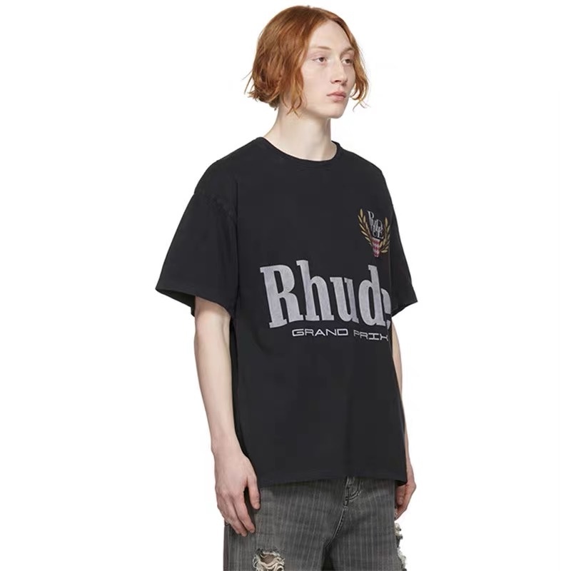 Áo Thun Tay Ngắn Dáng Rộng In Chữ logo Tai Lúa Mì Phong Cách Đường Phố Cổ Điển Thời Trang Cao Cấp Hàng Mới