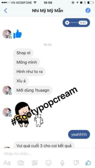 [Tặng vòng chỉ đỏ măy mắn] Kem nở mông Booty pop