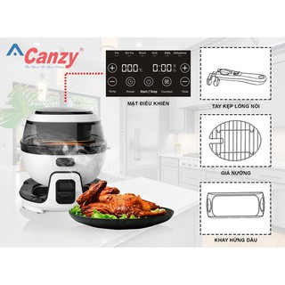 Nồi Chiên Không Dầu Canzy CZ-KW07