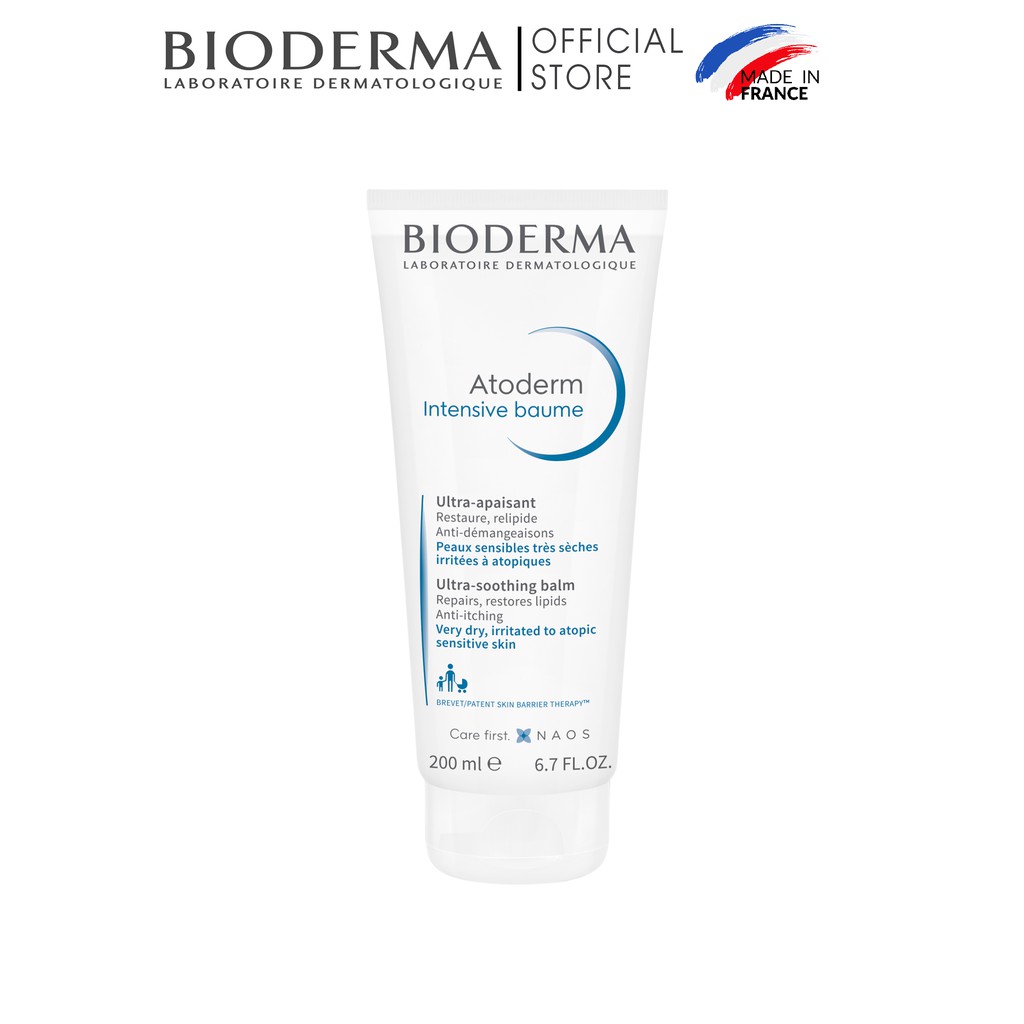 Kem dưỡng ẩm chuyên sâu cho da rất khô Bioderma Atoderm Intensive Baume - 200ml