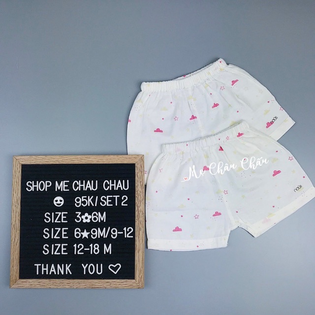Set 2 quần chất xô