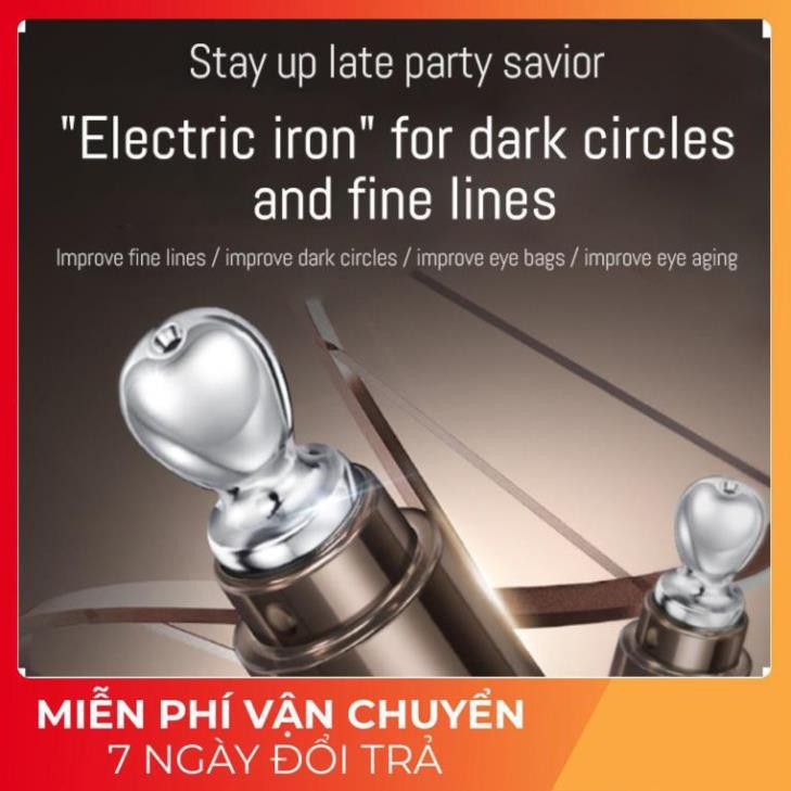 Máy massage mắt Kèm dưỡng mắt sử dụng rung tần số cao xóa thâm quầng nâng da vùng mắt | BigBuy360 - bigbuy360.vn