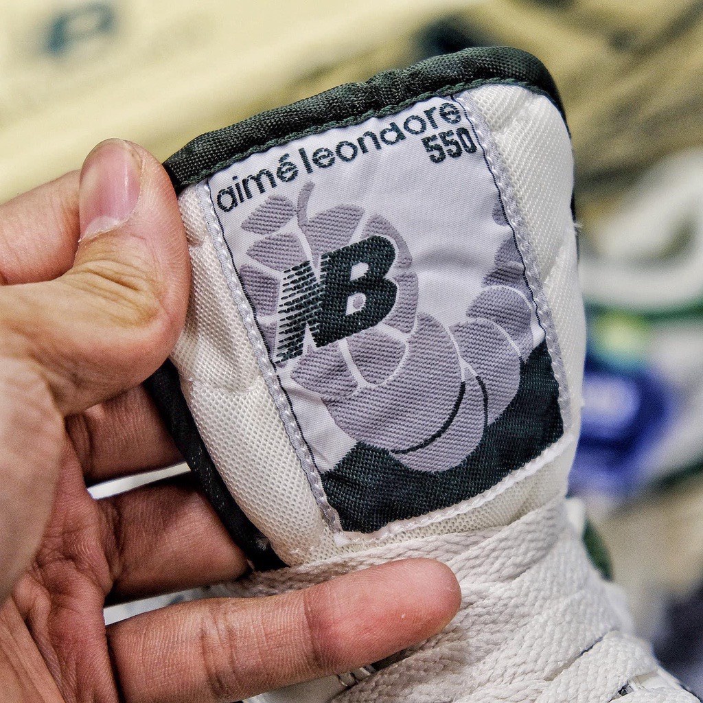 Giày New Balance 550 ‘White Green’ S.Cấp, Giày NB 550 trắng xanh nam nữ Full Bill, Box
