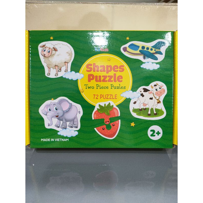 Bộ Đồ Chơi Ghép Hình 2 Mảnh Tư Duy 72 Miếng Puzzle