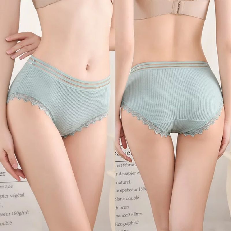 Quần Lót Gân Tăm Viền Ren