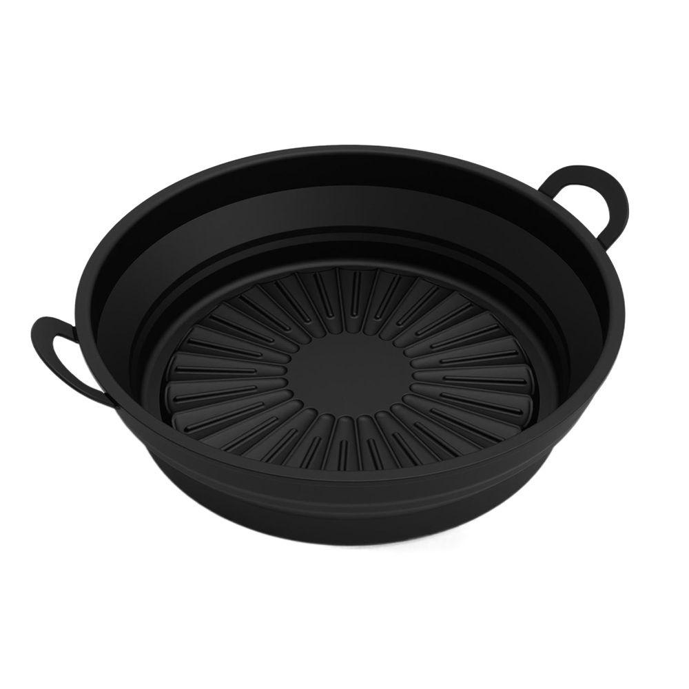 Rổ Silicone Mềm Có Thể Gấp Gọn Dùng Để Nướng Bánh Pizza Tiện Dụng