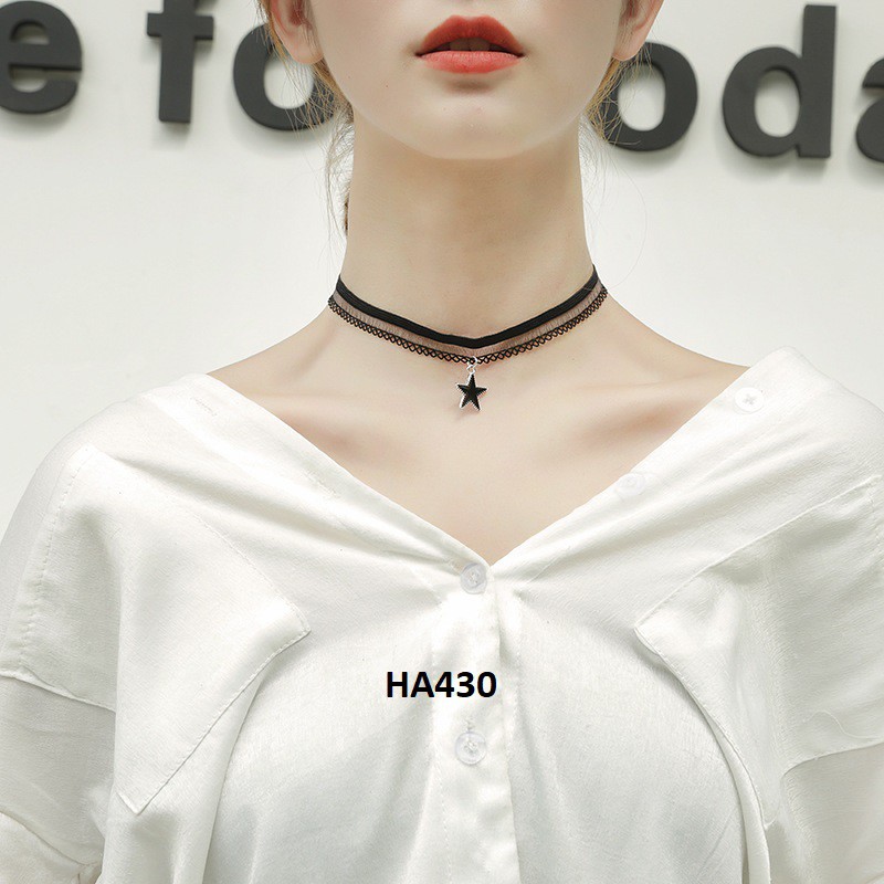 Choker nhiều kiểu dáng, vòng cổ cá tính