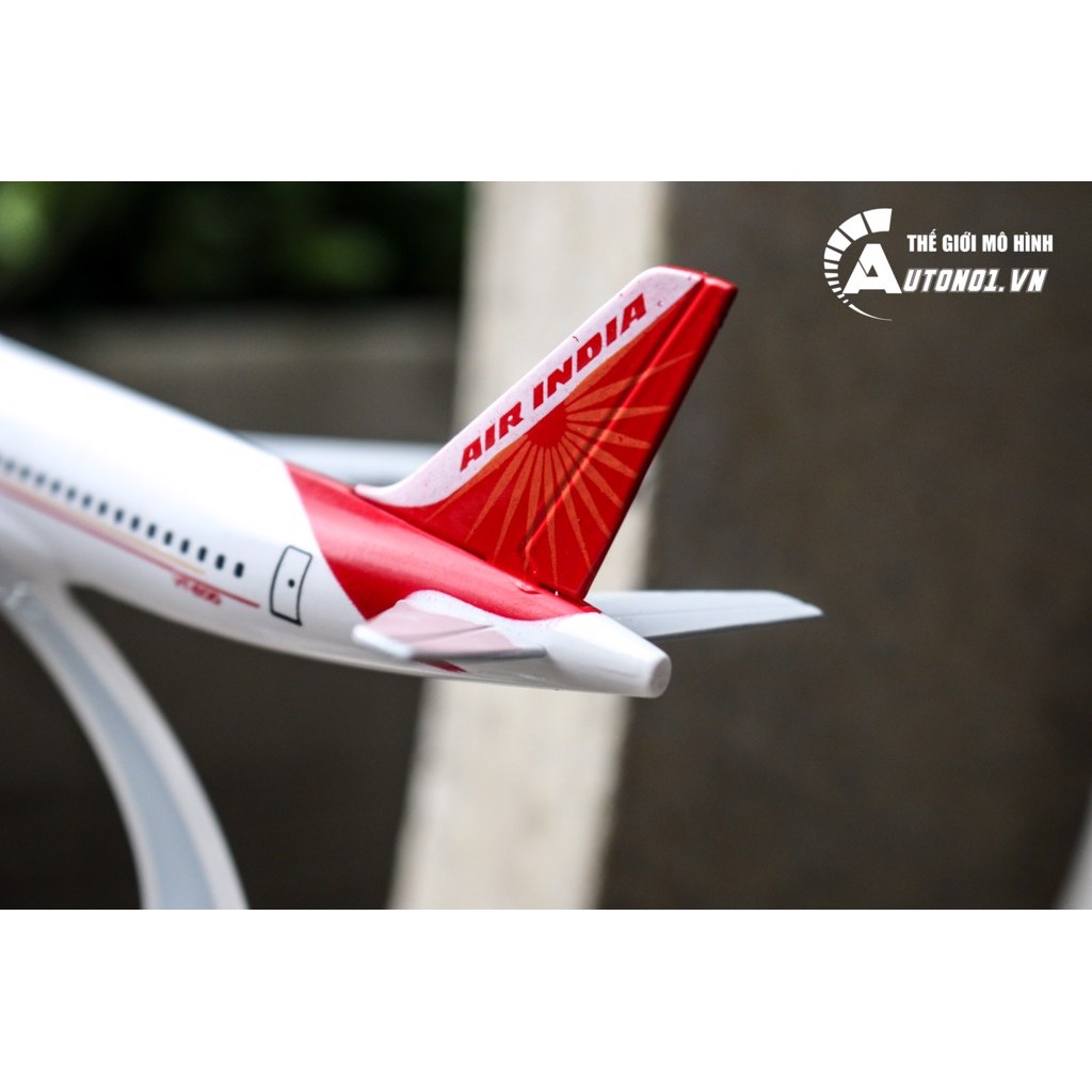 MÔ HÌNH MÁY BAY AIRBUS A320 AIR INDIA 16CM EVERFLY 6853