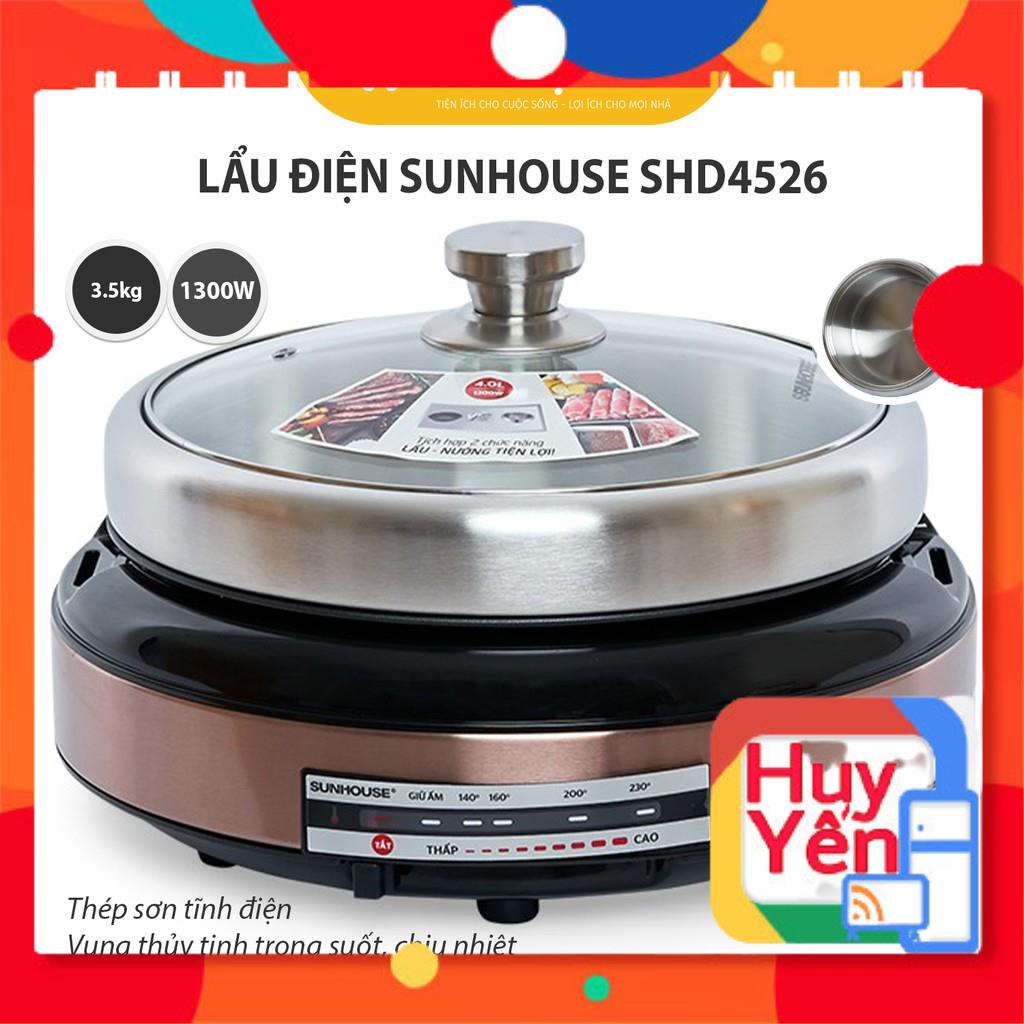 Nồi Lẩu Điện Sunhouse SHD4526 (4.0 Lít) - Hàng Chính Hãng