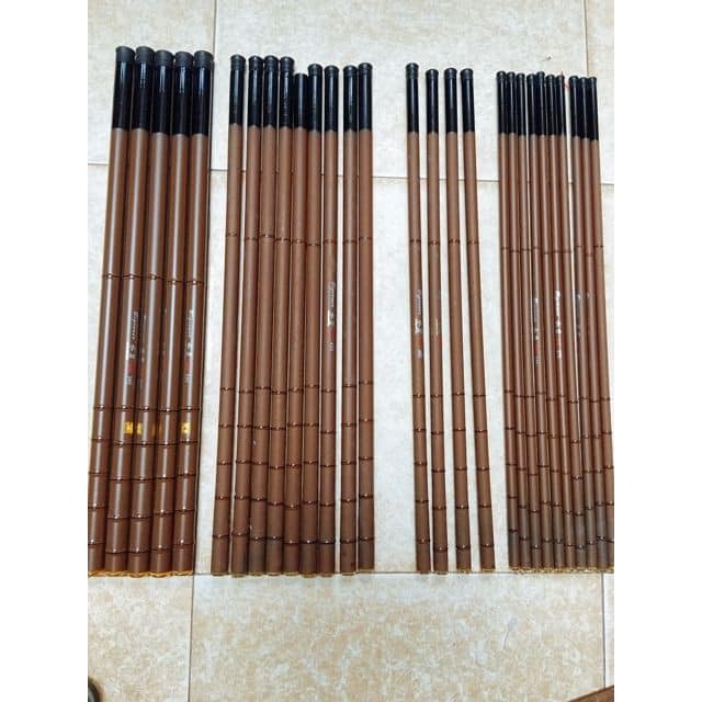 CẦN CÂU TAY CACBON BIGINNER 3m6, 4m5, 5m4, 6m3 chuyên câu đơn đài