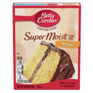 BỘT LÀM BÁNH BETTY CROCKER SUPER MOIST CAKE MIX 432G