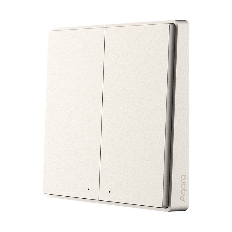Mặt nạ màu xám/vàng thay thế công tắc Aqara D1 - Kích thước chuẩn 86x86mm
