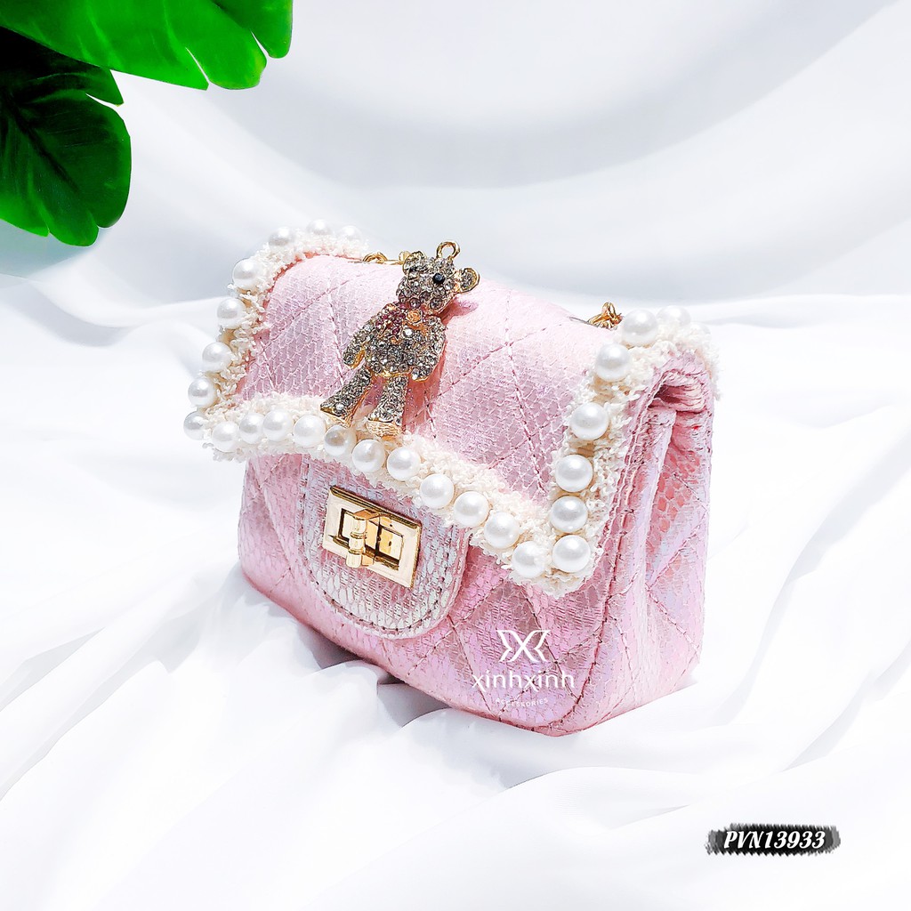 Túi xách cho bé , túi đeo chéo bé gái mini điệu đà - Xinh Xinh Accessories