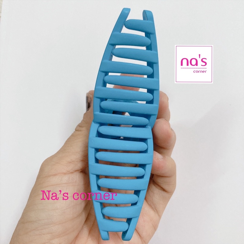 Kẹp càng cua gấp tóc nhựa nhiều màu size lớn
