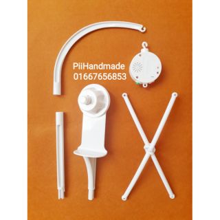 🎁kèm quà tặng🎁thanh treo nôi chữ j dùng pin 35 bài hát cho bé yêu kèm khung x