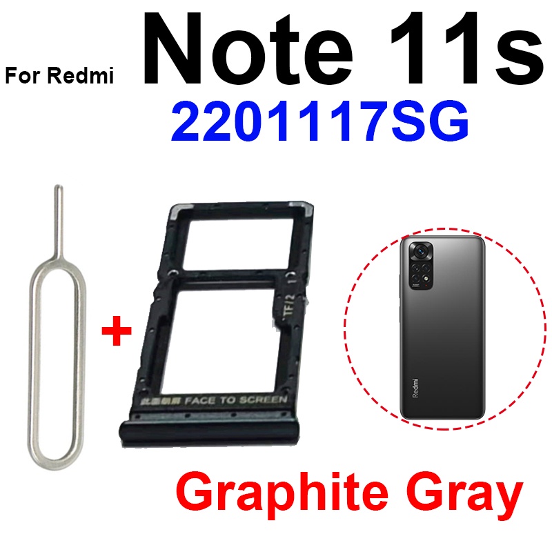 Khay Đựng Sim Điện Thoại Cho Xiaomi Redmi Note 11 Note 11S Note 11 Pro Plus 5G Giá Đỡ