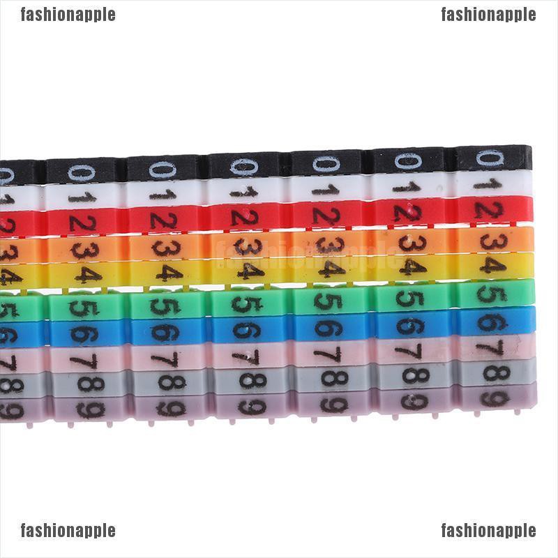 Bộ 100 Nhãn Đánh Dấu RJ45 CAT5 / CAT6 Chống Thấm Nước