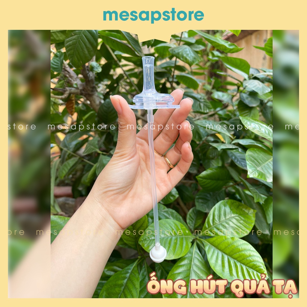 Ống hút quả tạ cho bình cổ rộng/Có hộp đựng( Moyuum, Bebepick, Pigeon, Lanshion...)