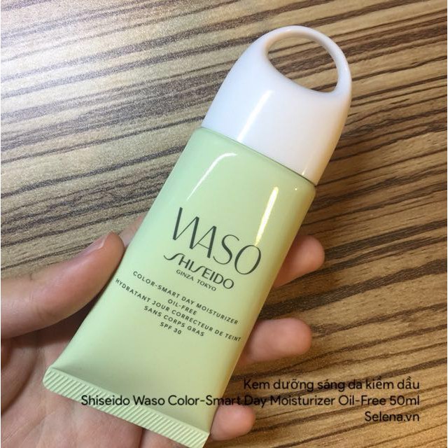 [CHÍNH HÃNG] Kem dưỡng sáng da kiềm dầu Shiseido Waso Color-Smart Day Moisturizer Oil-Free 50ml