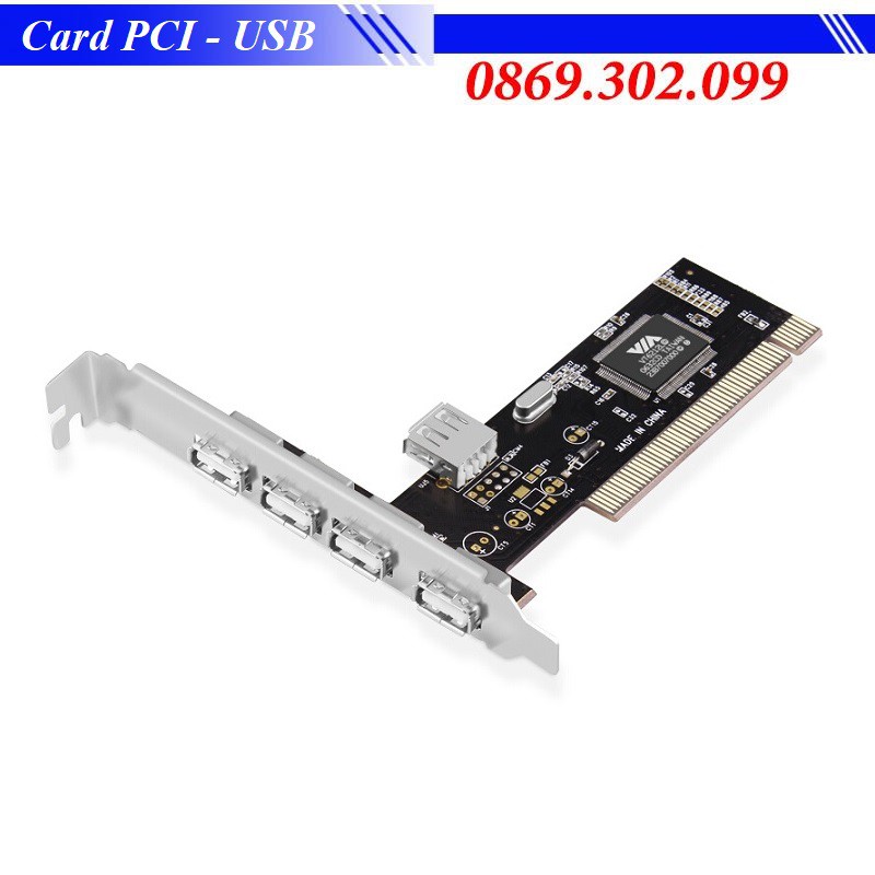 Card chuyển đổi PCI sang USB cho máy tính bàn PC, máy tính đồng bộ, máy tính công nghiệp