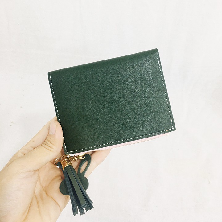 Ví ngắn cầm tay phối 3 màu loại 1 , VG29 bigsale86_store