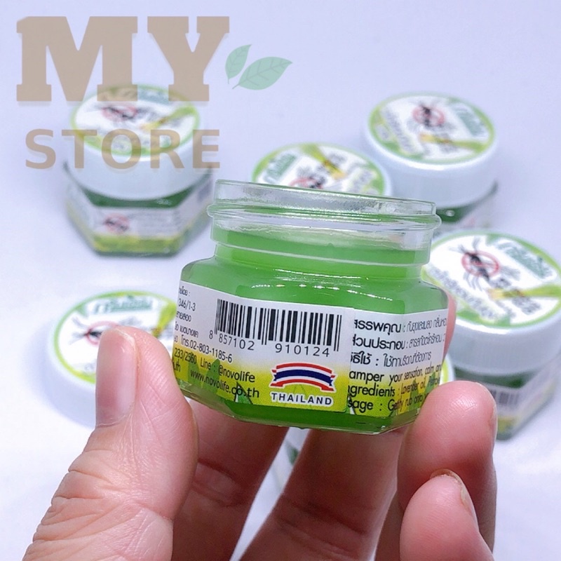 (Chính Hãng) Dầu Cù Là Đuổi Muỗi Hương Sả Thái Lan Nắp Nhựa 20g/ Hương Thơm