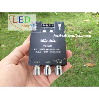 Mạch khuếch đại 3116D2 50w*2 WUZHI có chỉnh âm sắc ZK-502T