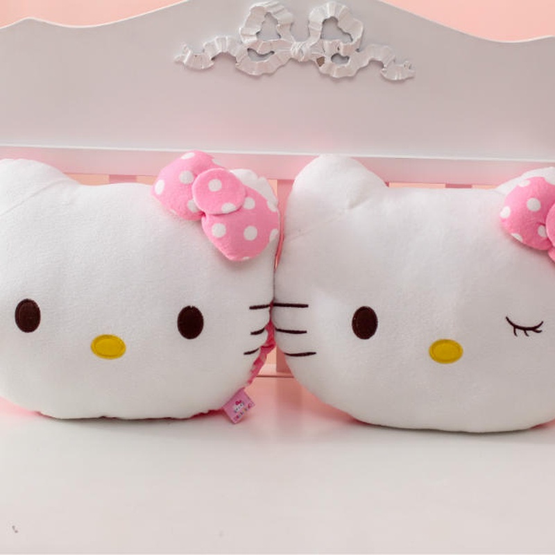 Gối Tựa Đầu Hình hello kitty Xinh Xắn Dễ Thương