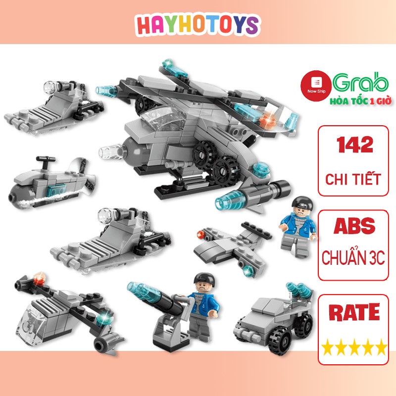 Bộ Đồ Chơi Lắp Ráp Lego Trực Thăng, Đồ Chơi Lego Máy Bay Cho Bé