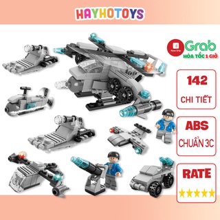 Bộ đồ chơi lắp ráp trực thăng, đồ chơi máy bay cho bé