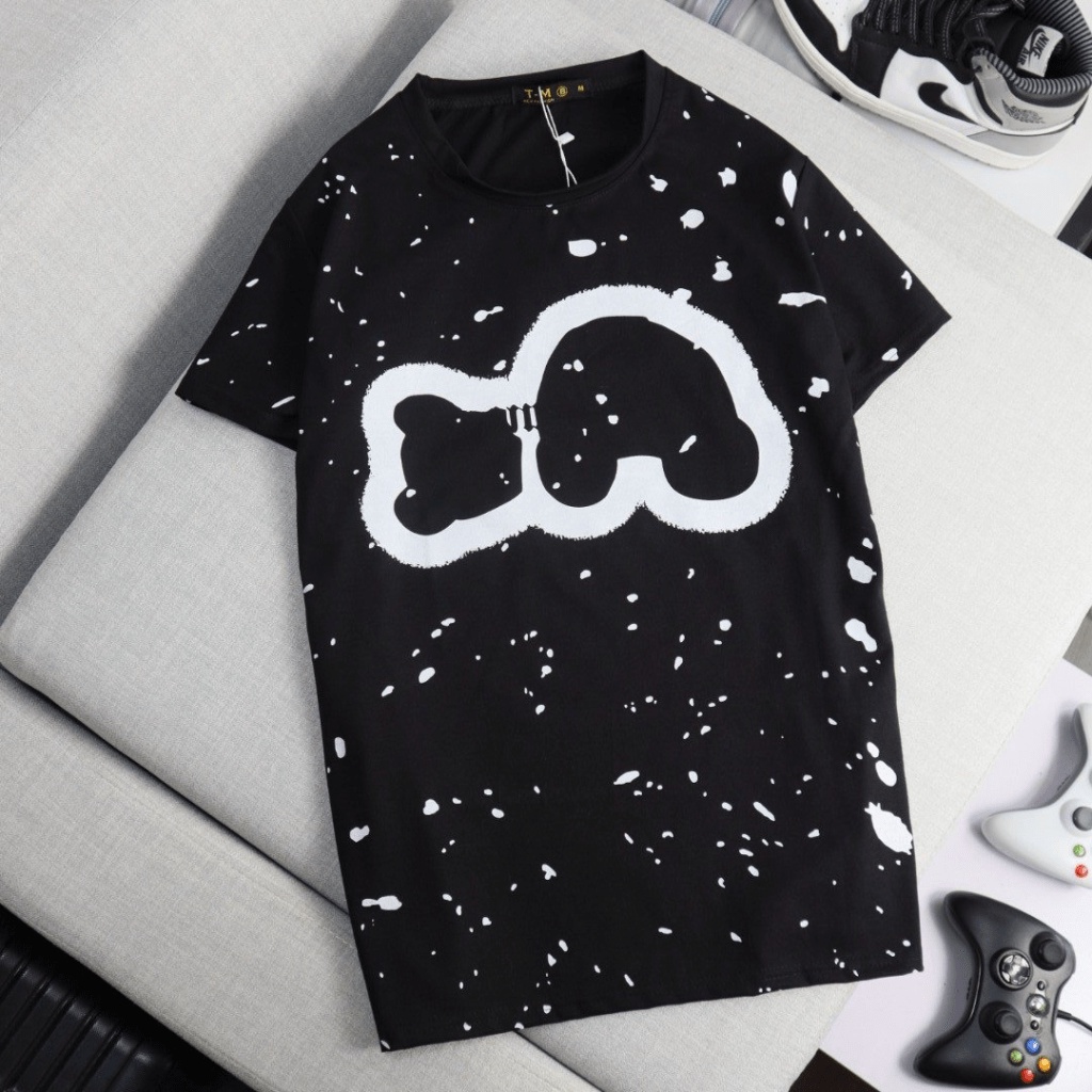 (Free Ship) Áo Thun Nam Họa Tiết Vệt Phong Cách Cá Tính Sành Điệu Thời Trang VLTN Shop