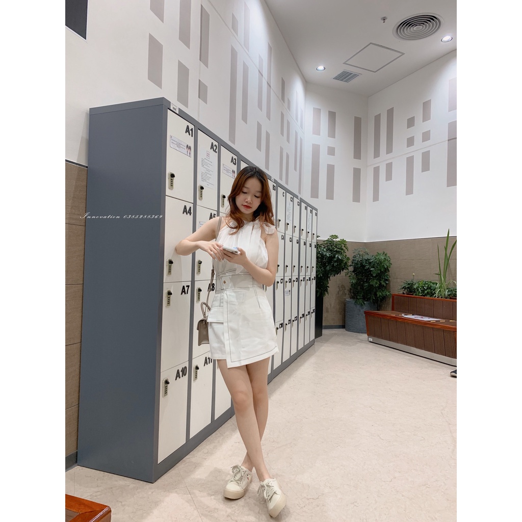 Quần short giả váy kiểu nữ cạp lệch BIGSIZE chất vải cao cấp co dãn tôn dáng TA-512